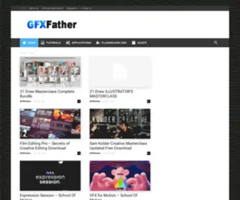 GFxfather.com(For Graphics Designers) Screenshot