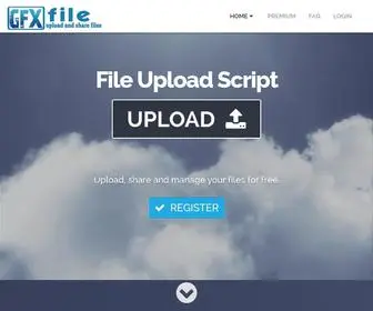 GFxfile.com(Upload Files) Screenshot