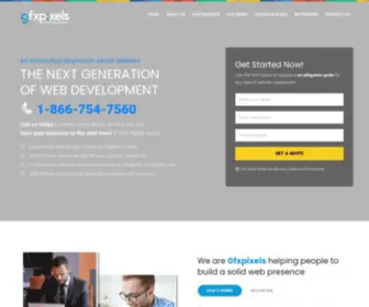 GFxpixels.com(Web Design Company) Screenshot