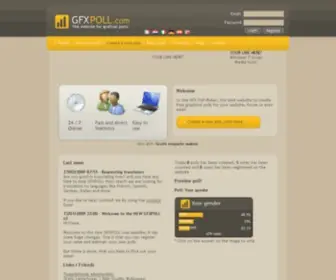 GFxpoll.com(The best free graphical polls) Screenshot