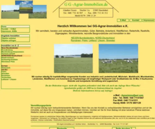 GG-Agrar-Immobilien.de(Agrarimmobilien / Landwirtschaft Immobilien) Screenshot