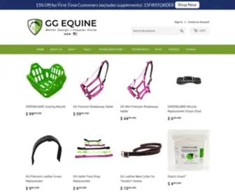GG-Equine.com(GG Equine USA) Screenshot