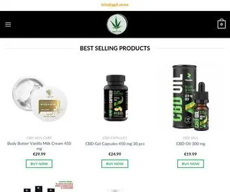 GG5.store(EU supplier of premium CBD products) Screenshot