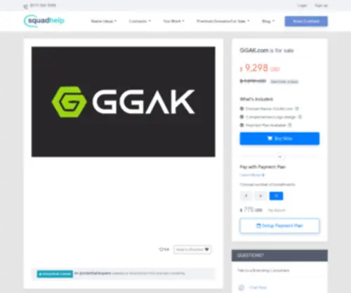 GGak.com(域名出售) Screenshot