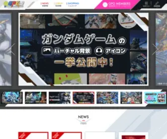 GGame.jp(ガンダムゲームの公式ポータルサイト（gpg）) Screenshot