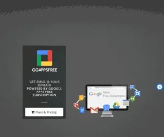 GGappsfree.com(Grandfathered Standard Edition (legacy) Google Apps account) Screenshot