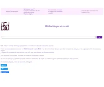 GGBDS.org(Bibliotheque de Sante) Screenshot