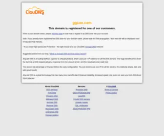 GGcaa.com(Anycast DNS) Screenshot