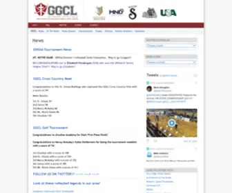 GGCLsports.com(Girls Greater Catholic League) Screenshot
