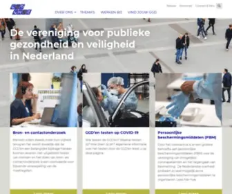 GGDghor.nl(GGD GHOR Nederland) Screenshot