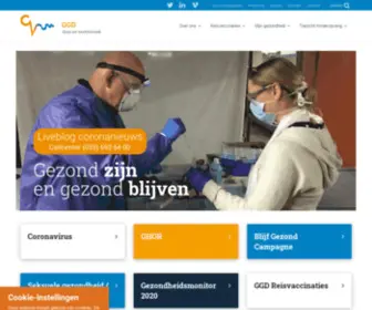 GGDGV.nl(GGD Gooi en Vechtstreek) Screenshot