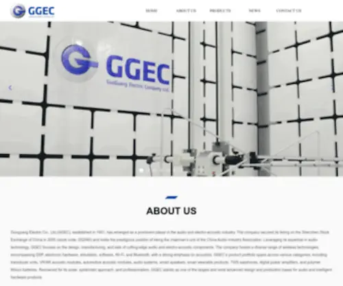 GGec.com(GuoGuang Electric Company Ltd) Screenshot