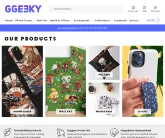 GGeeky.com(Creativity on premium quality) Screenshot