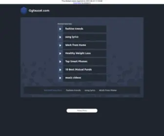 GGfaucet.com(Earn 3 to 15 Satoshi every 3 Minutes) Screenshot