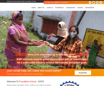 GGfoundationindia.org(Global Growth Foundation of India) Screenshot