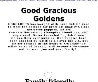 GGGoldens.com(English Cream Golden Retriever Puppies Denver Colorado) Screenshot