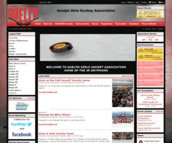 GGha.com(Guelph Girls Hockey Association) Screenshot