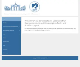 GGHBB.de(Gesellschaft für Gastroenterologie und Hepatologie in Berlin und Brandenburg e.V) Screenshot