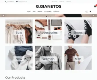 GGianetos.com(Home Full Width) Screenshot