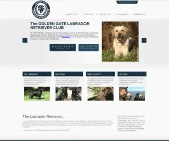 GGLRC.org(The Golden Gate Labrador Retriever Club) Screenshot