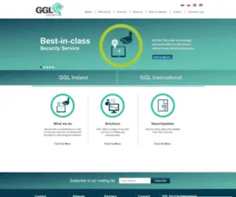 GGlsecurity.com(Security company in Ireland) Screenshot