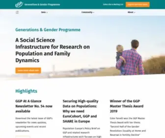 GGP-I.org(Generations & Gender Programme) Screenshot