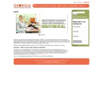GGpa.org(Georgia Grant Professionals Association) Screenshot