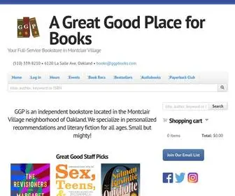 GGpbooks.com(A Great Good Place for Books) Screenshot