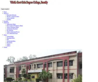 GGPGCvral.org(Veerangna Rani Avanti Bai Lodhi Government Girls Degree College) Screenshot