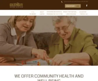 GGsenior.org(Golden Gate Senior Services) Screenshot