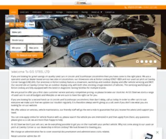 GGsteel.co.uk(Quality Used Cars For Sale In Gainsborough & Lincoln) Screenshot