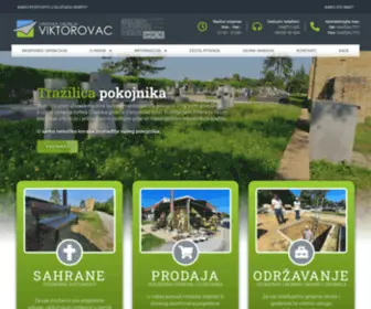 GGVSK.hr(Web stranice Gradskih groblja Viktorovac) Screenshot
