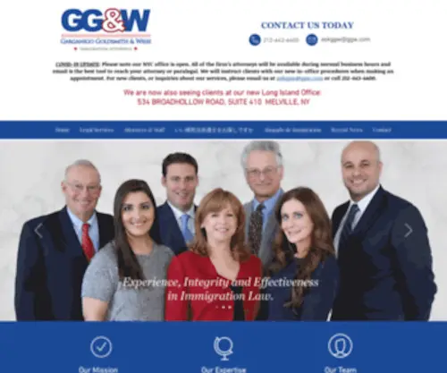 GGW.com(Law firm) Screenshot