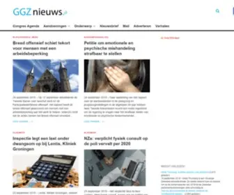 GGznieuws.nl(Onafhankelijke website met nieuws over en uit de wereld van de GGZ) Screenshot