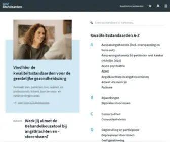 GGZstandaarden.nl(GGZ Standaarden) Screenshot