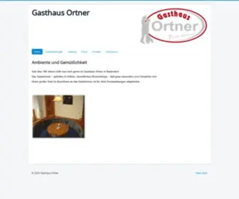 GH-Ortner.com(Gasthaus Ortner) Screenshot