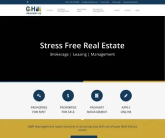 GH-Properties.com(Real Estate Agency) Screenshot