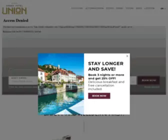 GH-Union.si(Grand Hotel Union Eurostars in Ljubljana) Screenshot