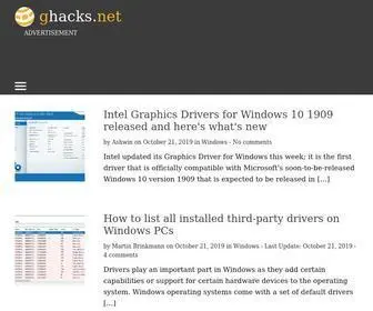 Ghacks.net(GHacks Technology News) Screenshot