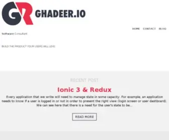 Ghadeer.io(Maintenance Mode) Screenshot