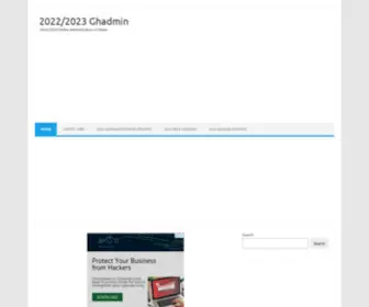 Ghadmissionforms.com(2023/2024 Ghadmin/2024 Online Administrators in Ghana) Screenshot