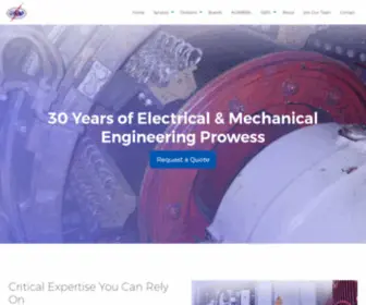 Ghaimagroup.com(Electromechanical Company) Screenshot