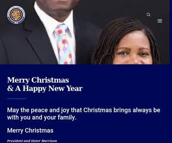 Ghanacapecoastmission.org(Message from President) Screenshot