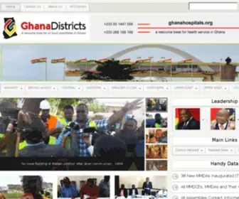 Ghanadistricts.com(Ghana Districts) Screenshot
