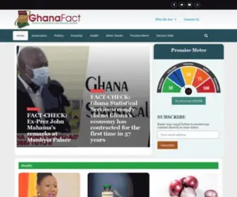 Ghanafact.com(Ghana Fact) Screenshot