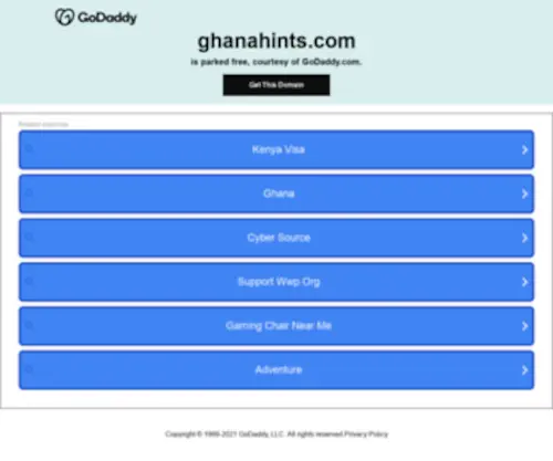 Ghanahints.com(Ghana Hints) Screenshot
