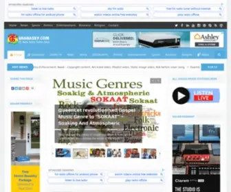 Ghanasky.com(Ghana HomePage) Screenshot