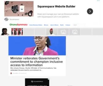 Ghanasummary.com(All about Ghana) Screenshot