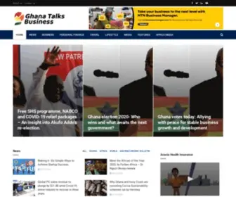 Ghanatalksbusiness.com(Ghana Talks Business) Screenshot