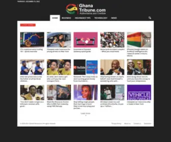 Ghanatribune.com(GhanaTribune) Screenshot